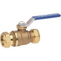 Everbilt 1/2 in. Lead Free Brass Comp x Comp Ball Valve 111-1-12-EB